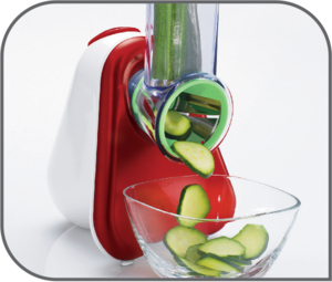 Elektrický strouhač TEFAL MB756G31 FreshExpress metalická červená