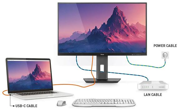 27 LED monitor iiYAMA ProLite XUB2797HSNW2 bílý white