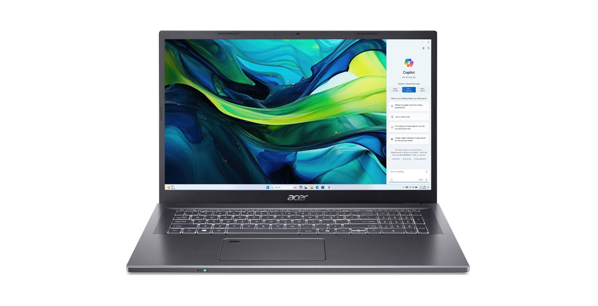 Herní notebook ACER Aspire 17 A1751GM58DB šedý gray