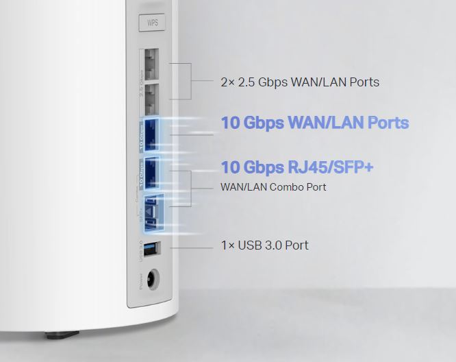 Mesh router TPLINK BE19000 Home Mesh WiFi 7