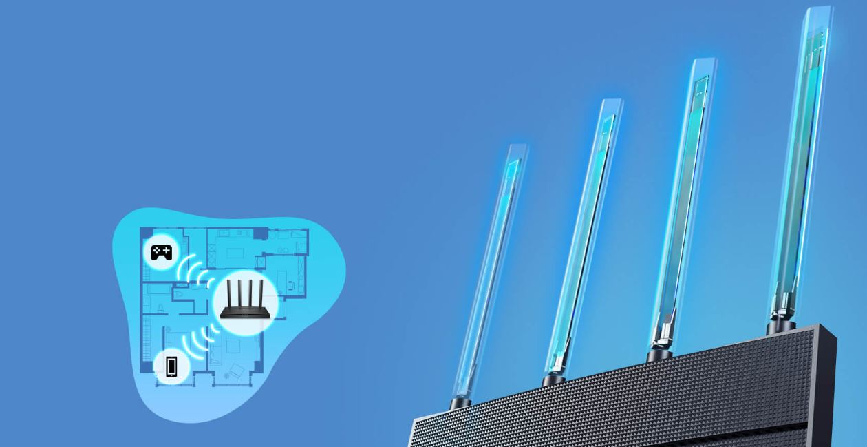 Wifi router TPLINK Archer AX12 AX1500 WiFi6