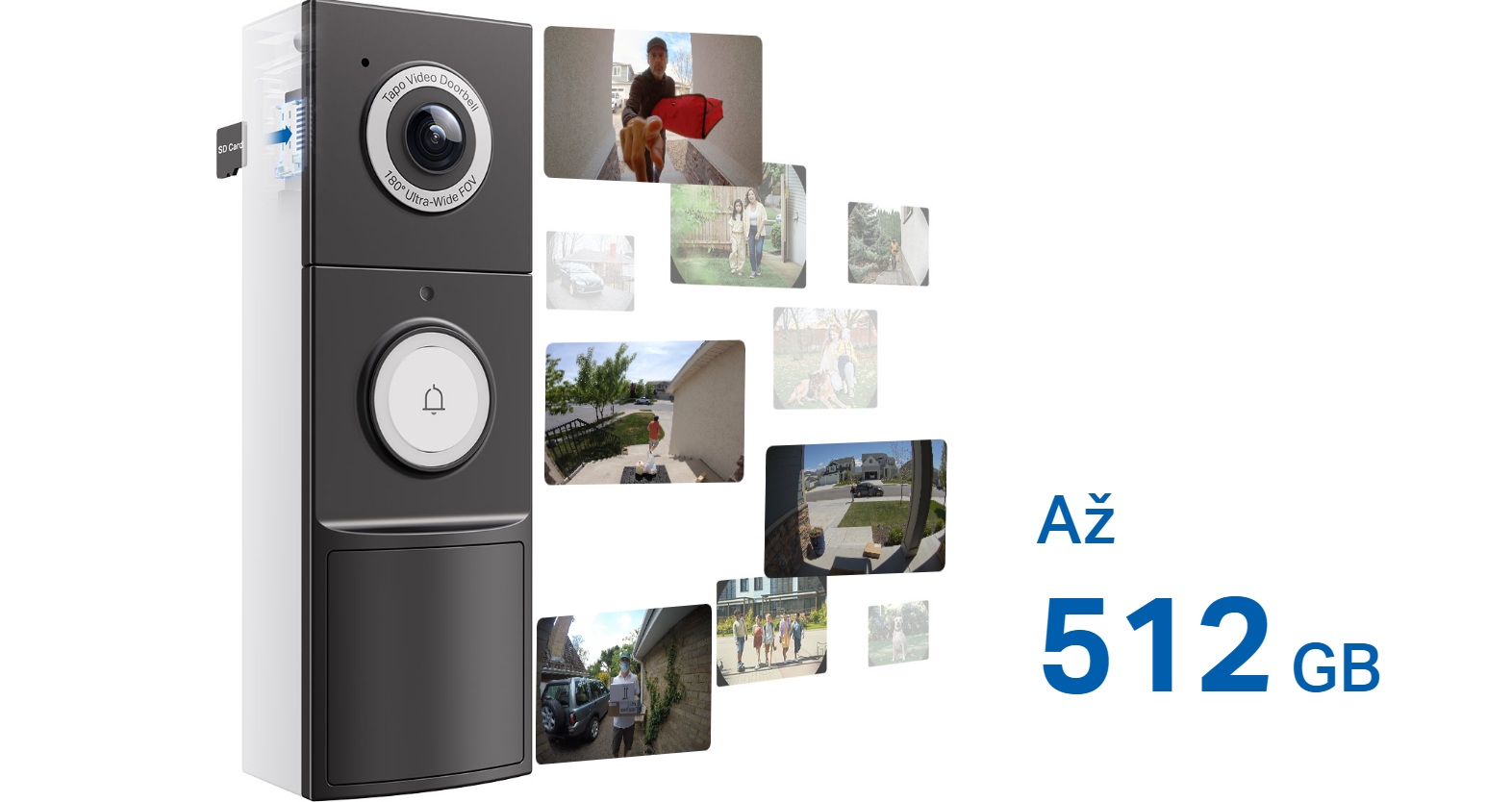 Video dveřní zvonek TPLINK Tapo D235