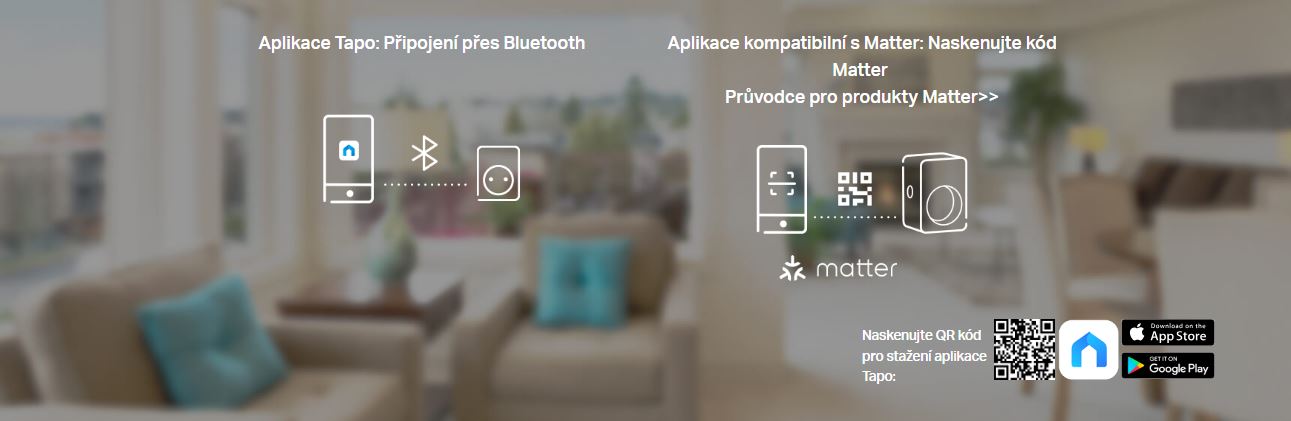 Chytrá WiFi zásuvka TPLINK Tapo P100M EU