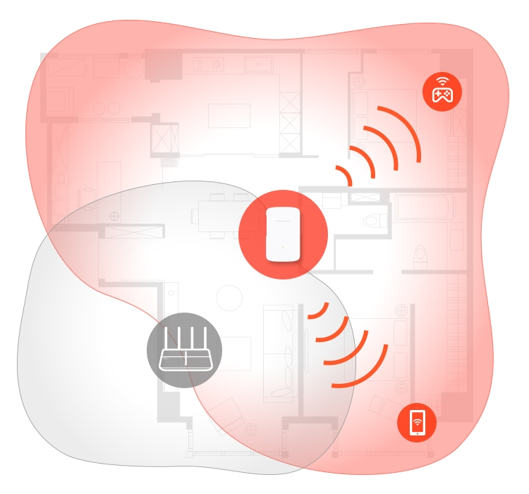 Bezdrátový opakovač MERCUSYS ME10