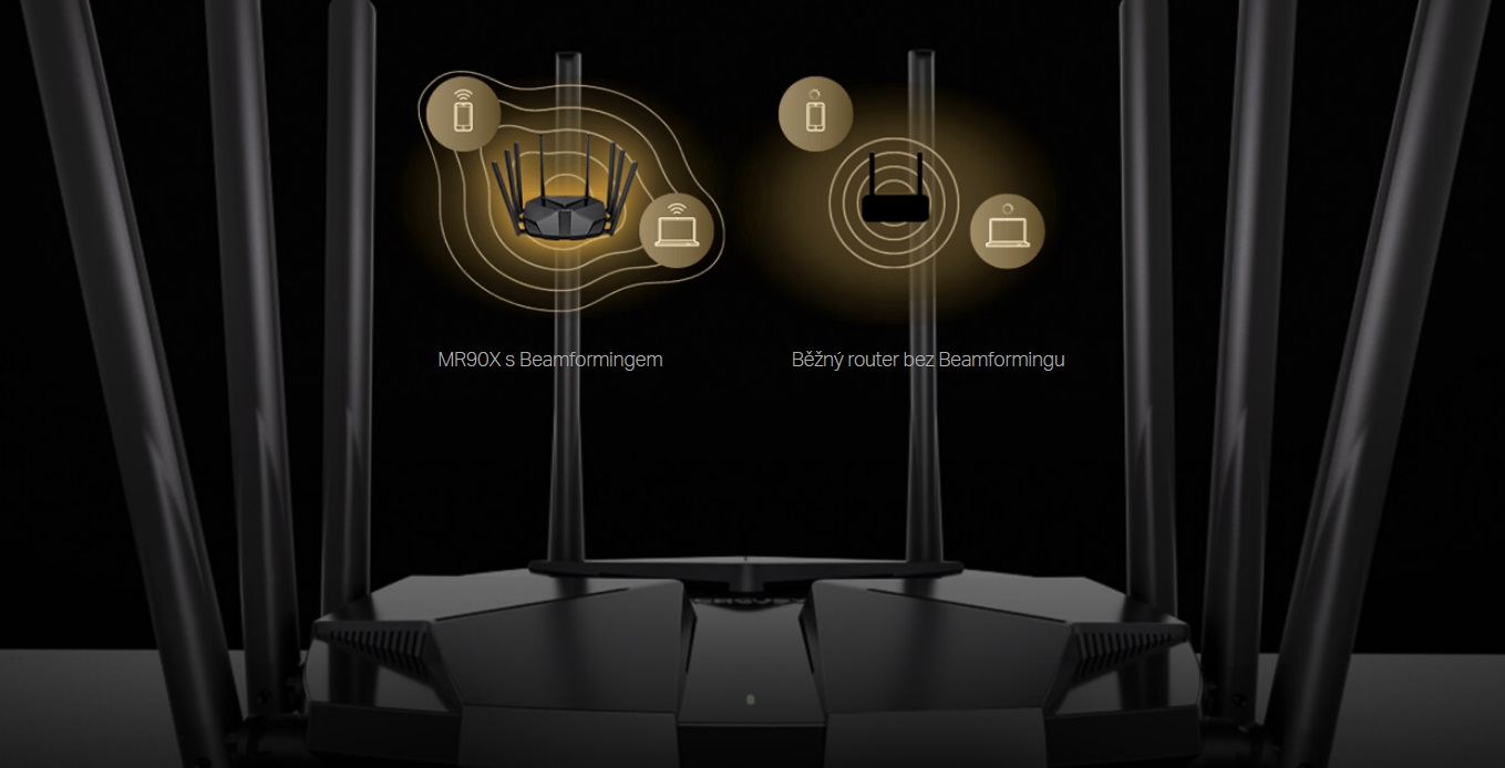 WiFi router MERCUSYS MR90X AX6000 WiFi 6