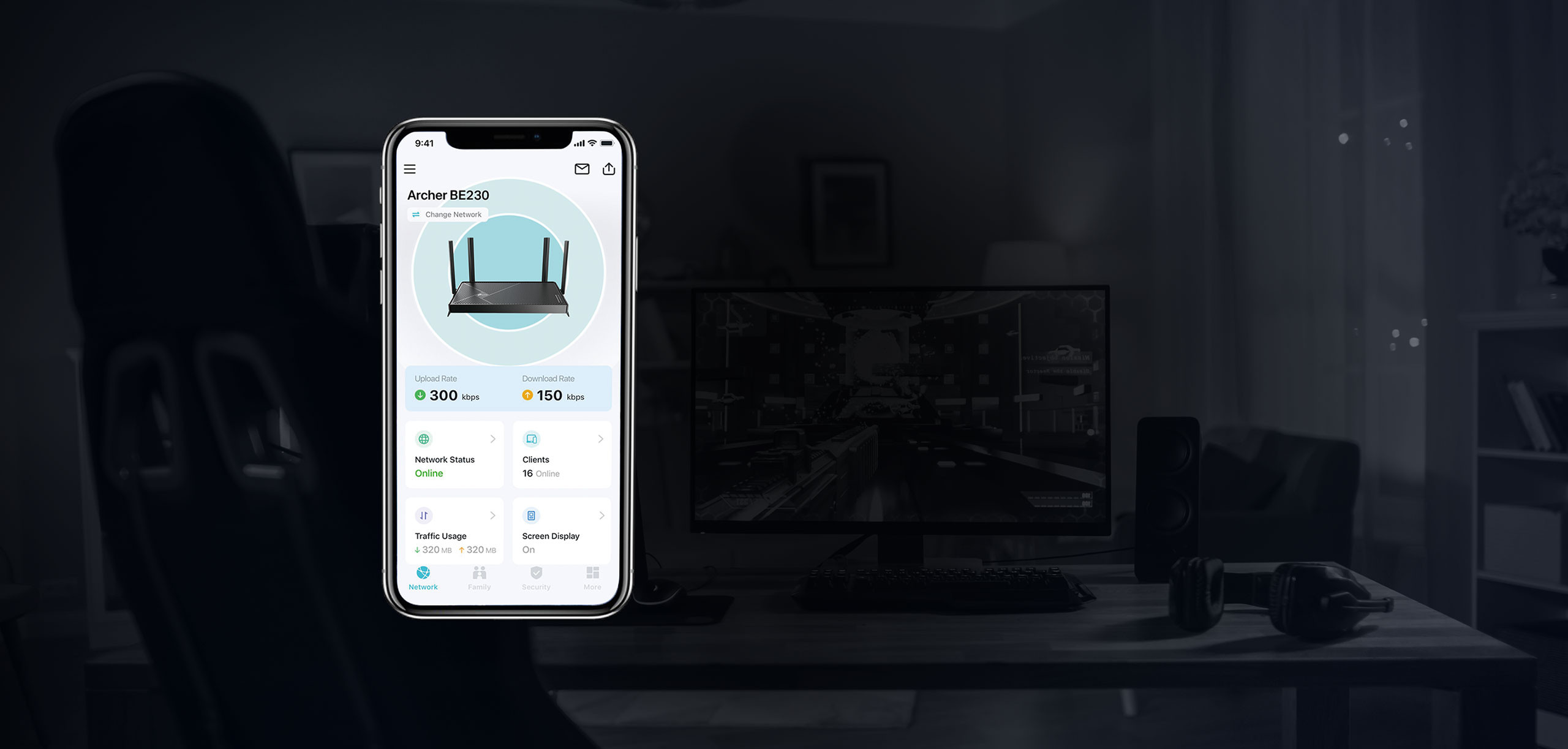 Dvoupásmový WiFi 7 router BE3600 TPLINK Archer BE3600