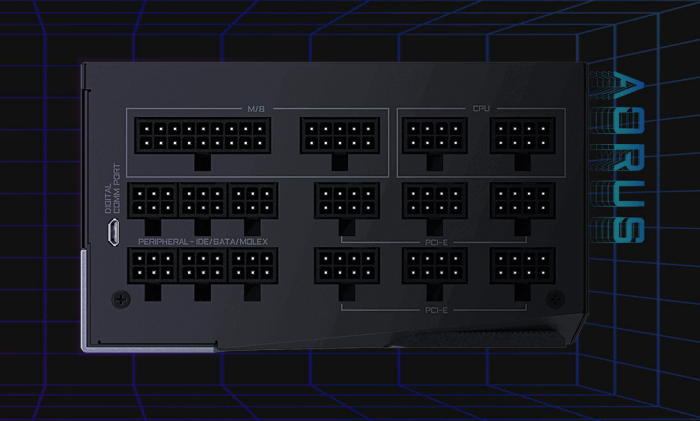 Zdroj GIGABYTE AORUS černý black