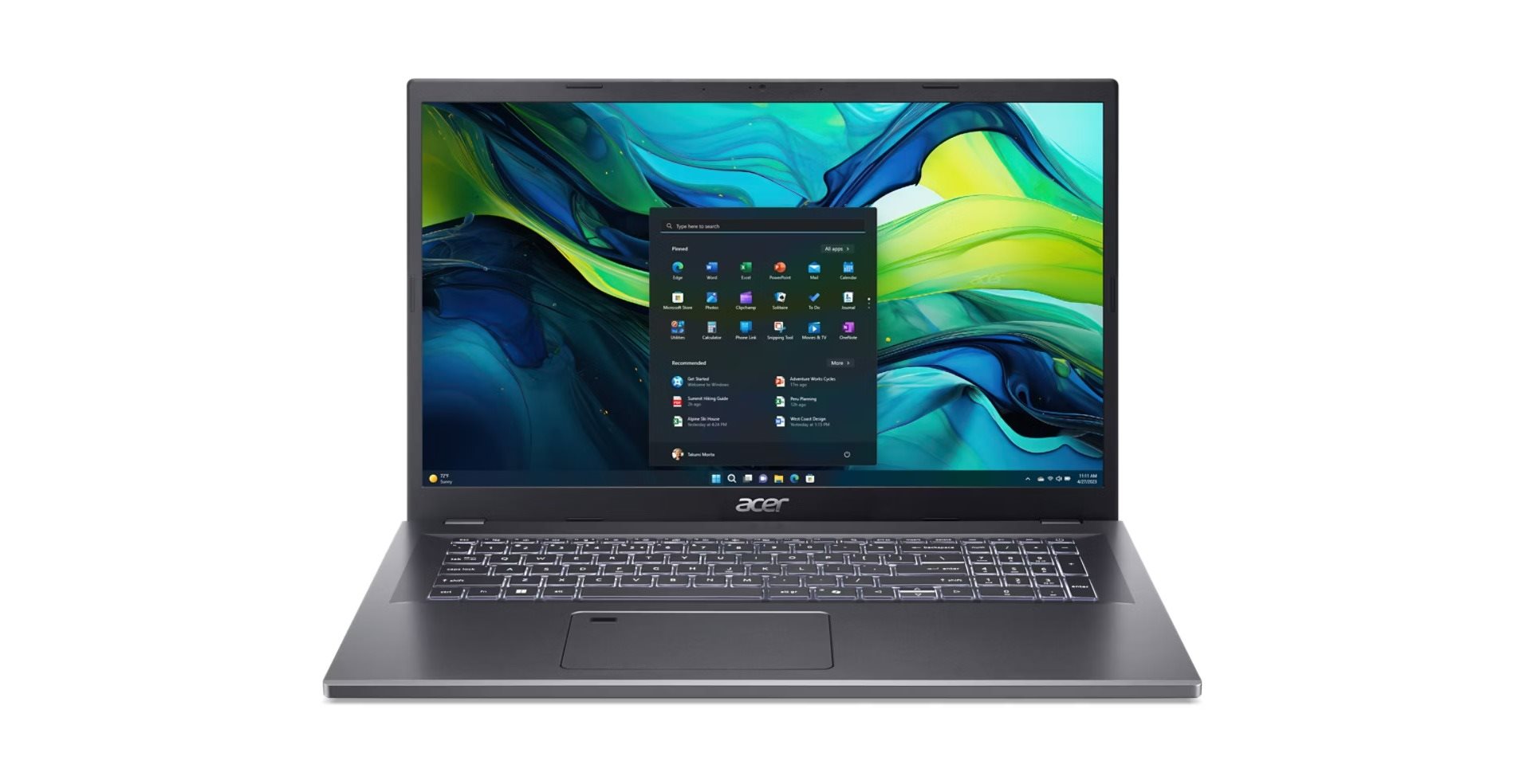 Notebook ACER Aspire 17 A1751M74PX