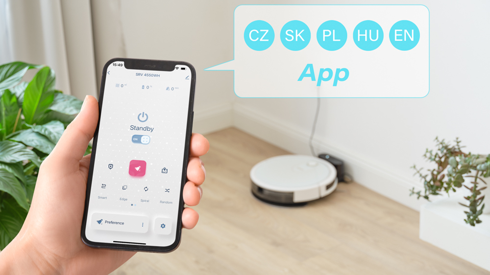 Robotický vysavač SENCOR SRV 4550WH