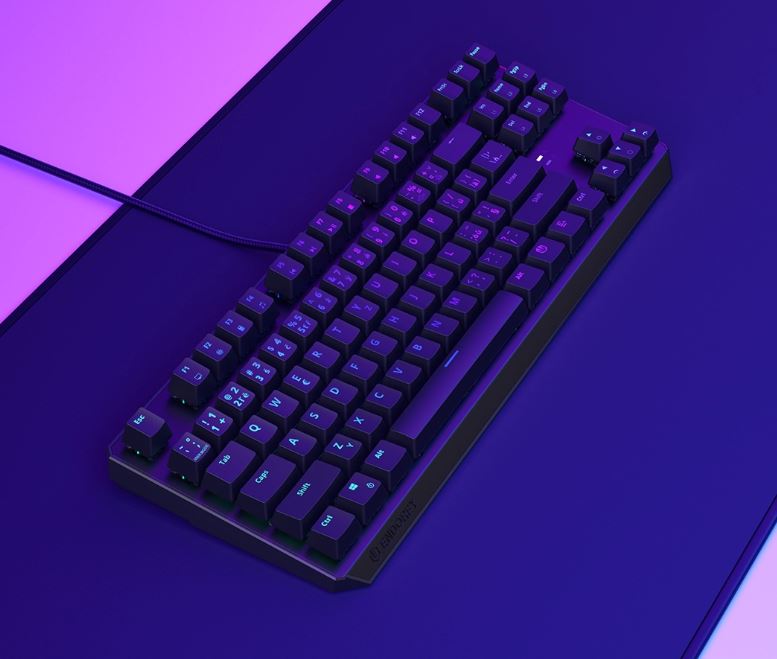 Herní drátová klávesnice ENDORFY Thock TKL Brown