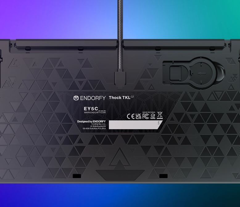 Herní drátová klávesnice ENDORFY Thock TKL Brown