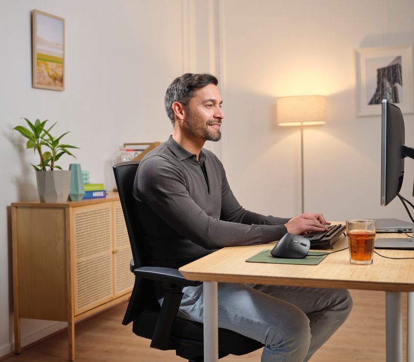 Vertikální myš TRUST Bayo II bílá white