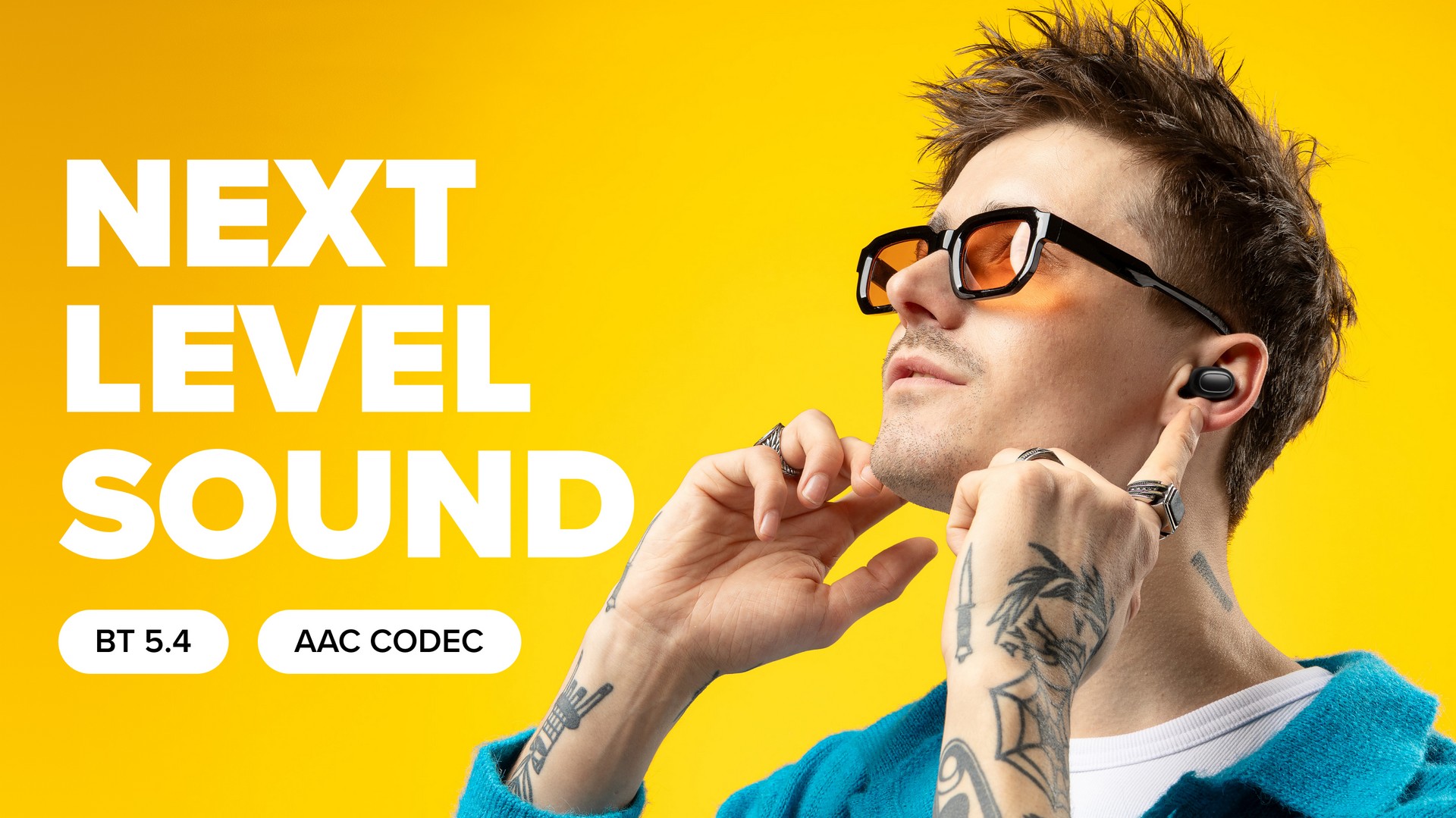 Bezdrátová sluchátka NICEBOY Podsie 4 Black