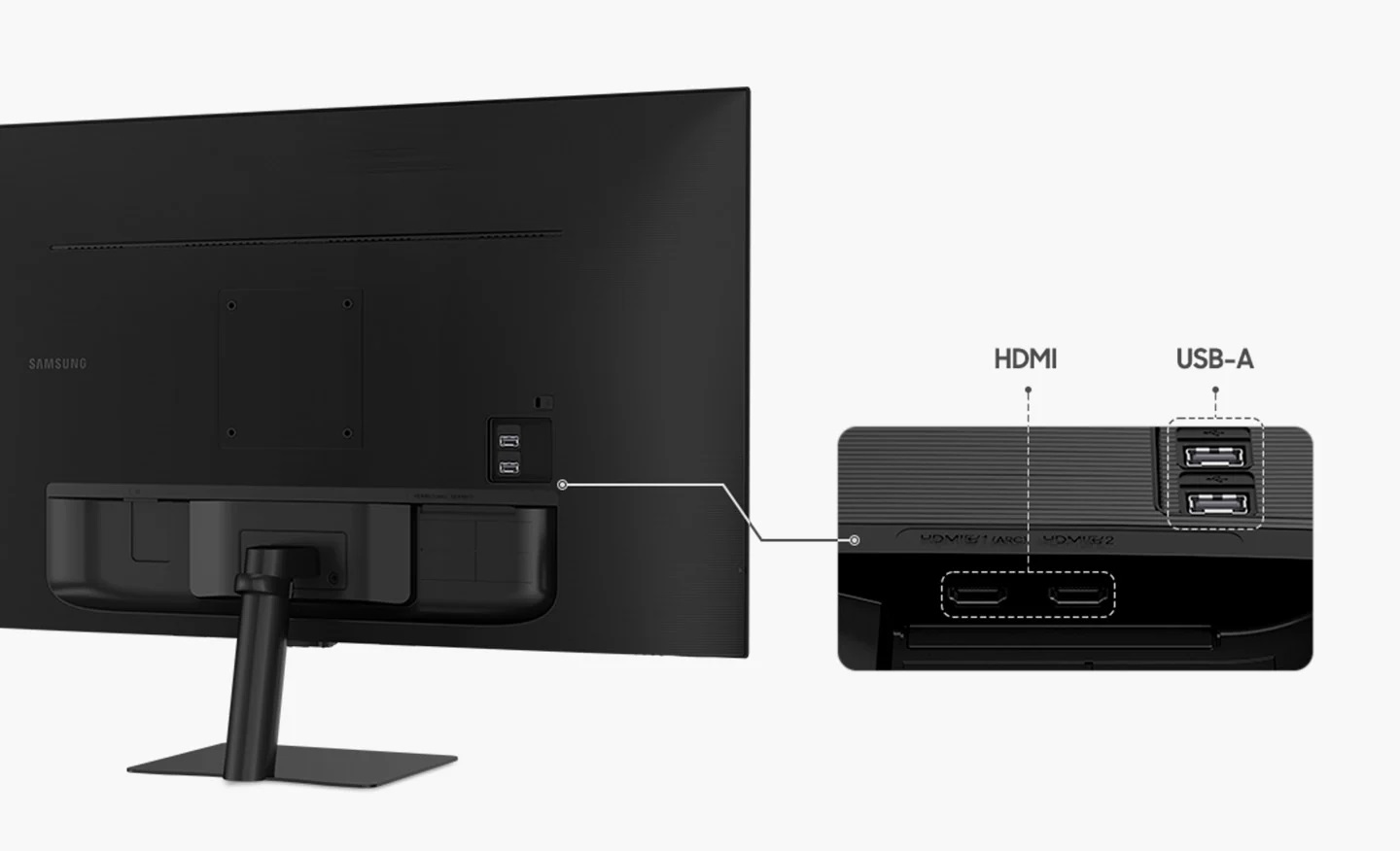27 LED monitor SAMSUNG Smart Monitor M5M50D