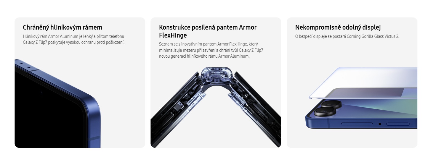 Mobilní telefon SAMSUNG Galaxy Z Flip 7 12GB512GB Black