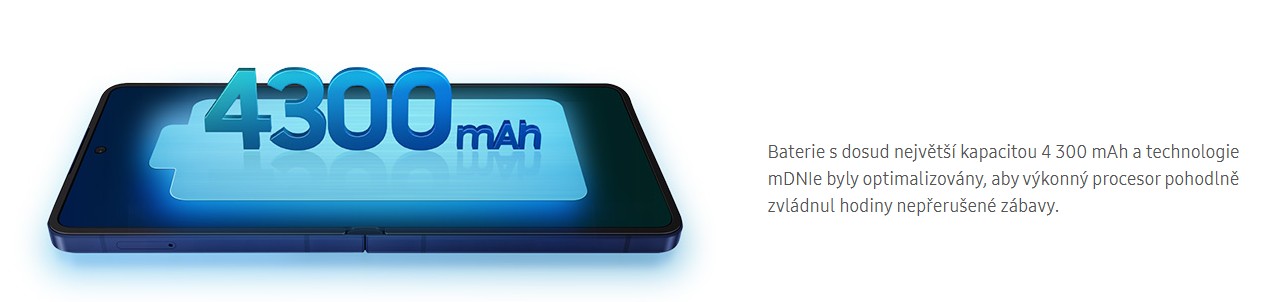 Mobilní telefon SAMSUNG Galaxy Z Flip 7 12GB512GB Blue