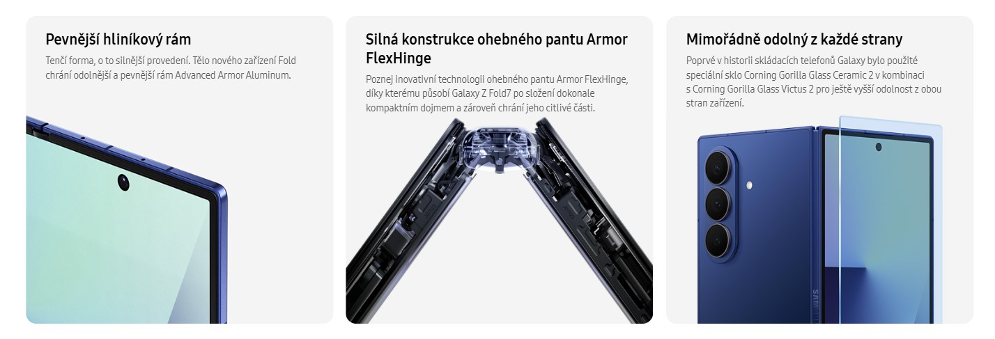 Mobilní telefon SAMSUNG Galaxy Z Fold 7 12GB256GB Silver