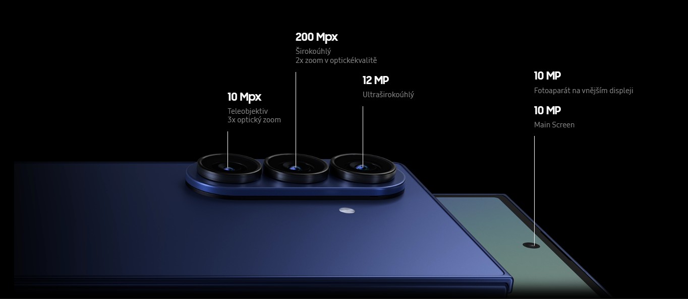 Mobilní telefon SAMSUNG Galaxy Z Fold 7 12GB256GB Silver