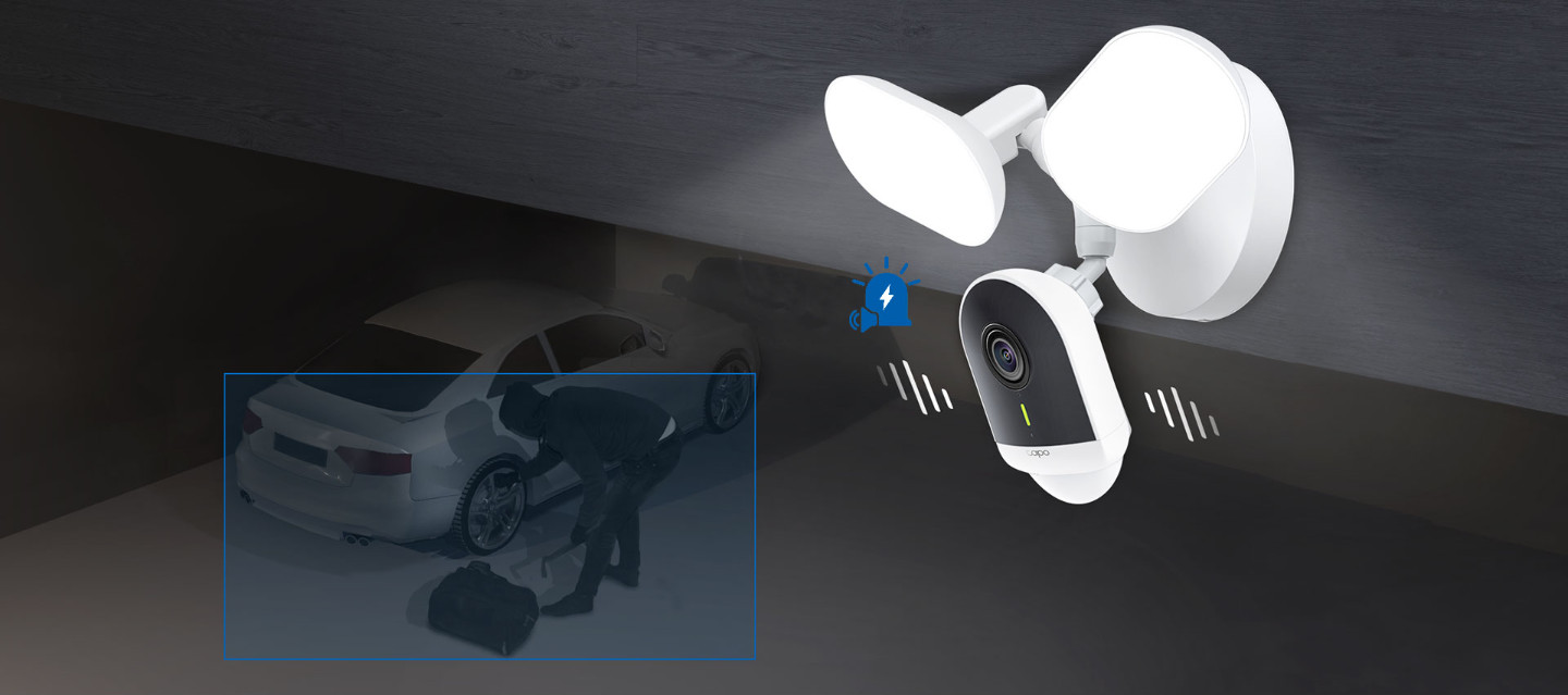 Venkovní smart kamera s reflektory TPLINK Tapo C720