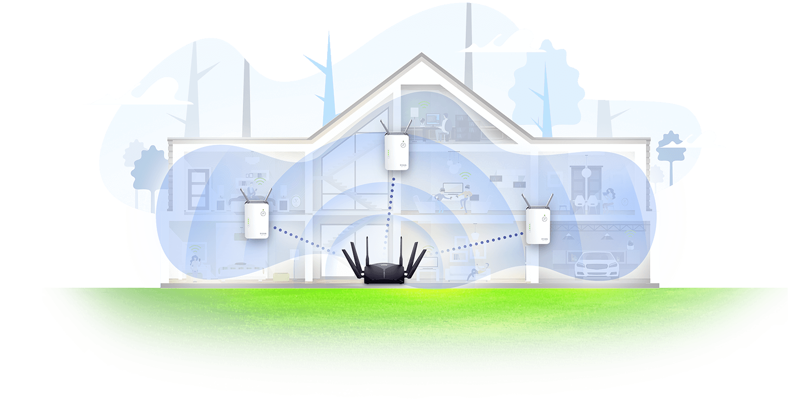  DLINK DAP1620 Wireless AC1200 DB Range Extender