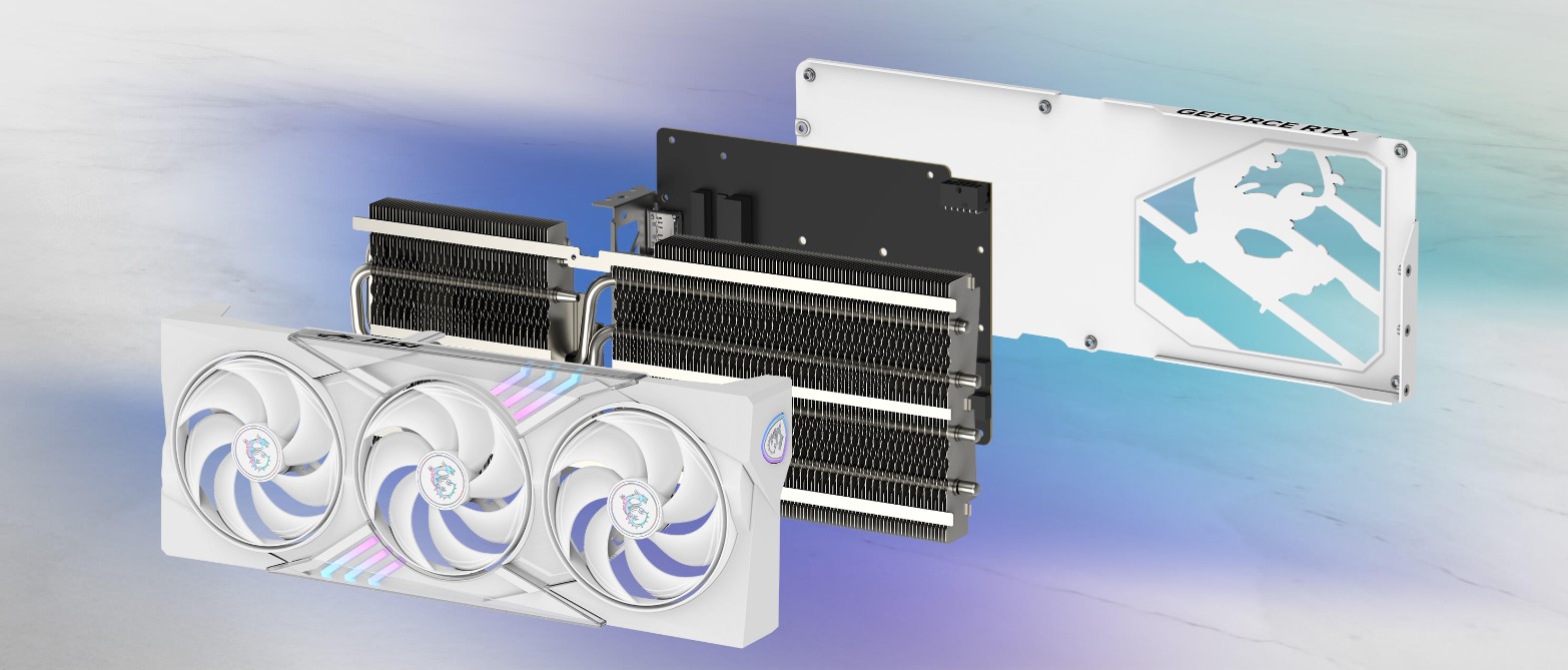 Grafická karta MSI GeForce RTX 5070 TRIO WHITE