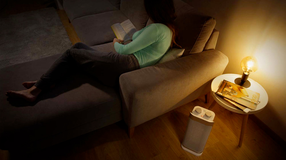 Teplovzdušný konvektor SENCOR SFH 8050SL keramické topidlo stříbrný silver