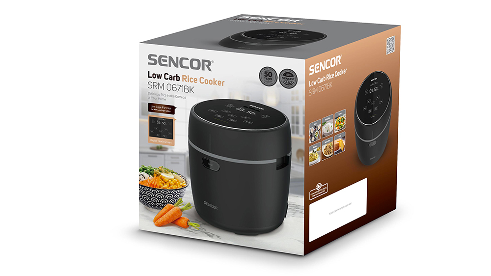Low Carb rýžovar SENCOR SRM 0671BK