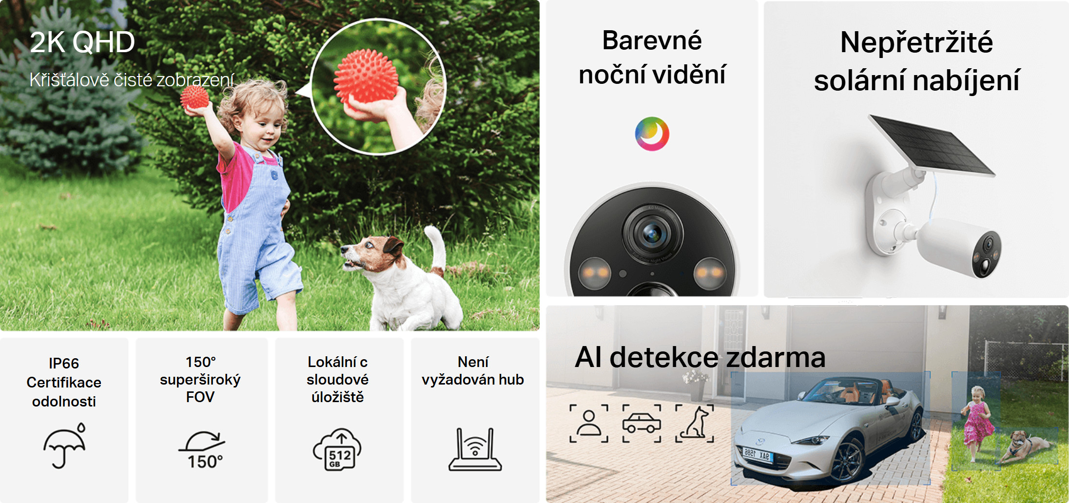 Bezpečnostní kamera TPLINK Tapo C425 KIT