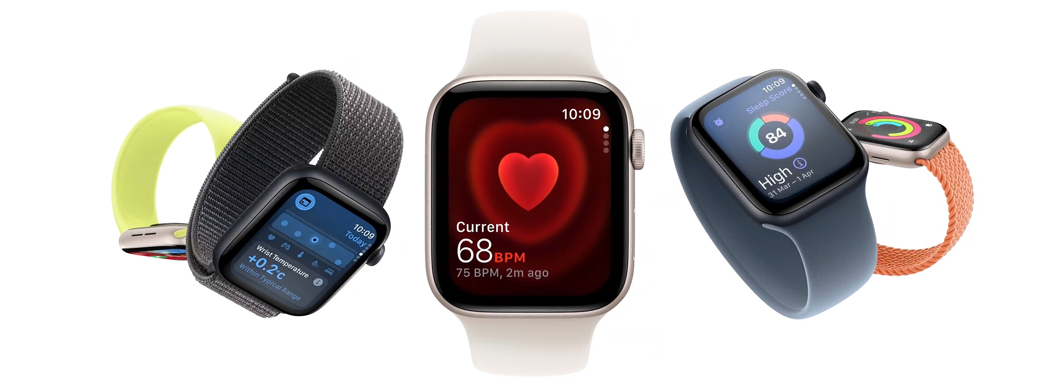 Chytré hodinky APPLE Watch SE 3 Cell 44 Sport Band Starlight
