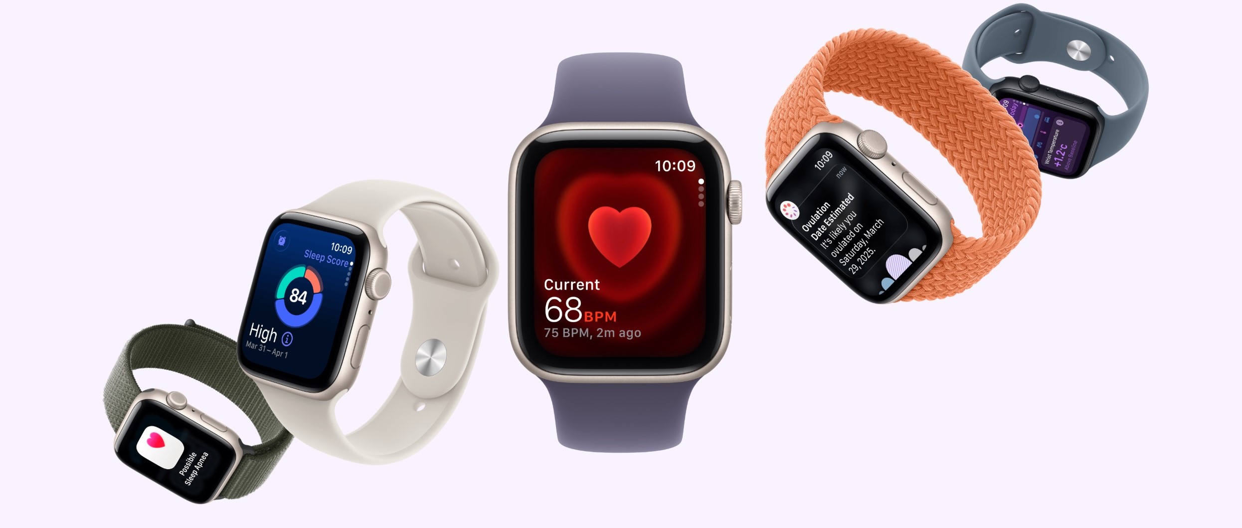 Chytré hodinky APPLE Watch SE 3 Cell 44 Sport Band Starlight