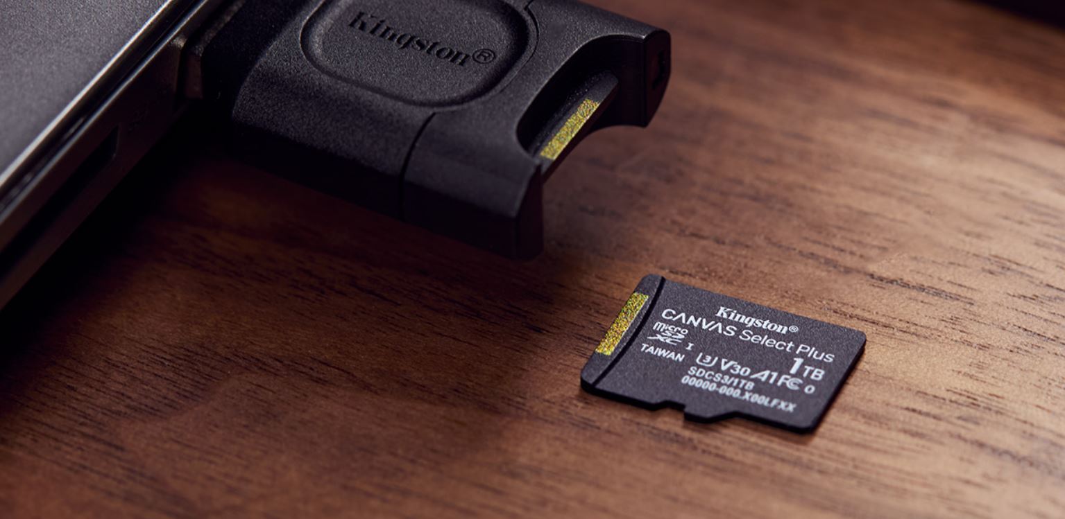 Paměťová karta KINGSTON microSDXC 512GB Canvas Select Plus