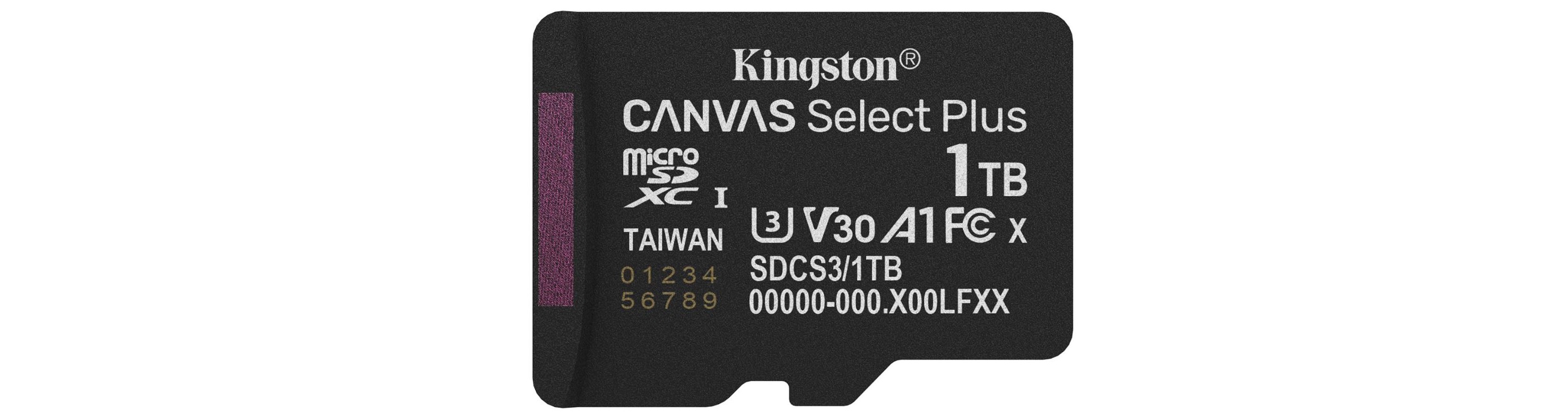 Paměťová karta KINGSTON microSDXC 1TB Canvas Select Plus