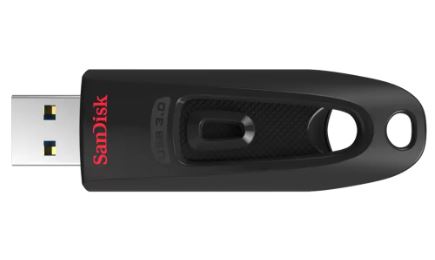 Přenosný flash disk SANDISK Ultra 64GB černá black