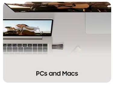 Přenosný flash disk SAMSUNG BAR Plus 64GB Champagne Silver