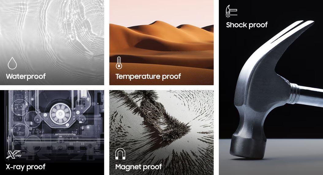 Přenosný flash disk SAMSUNG BAR Plus 128GB Champagne Silver