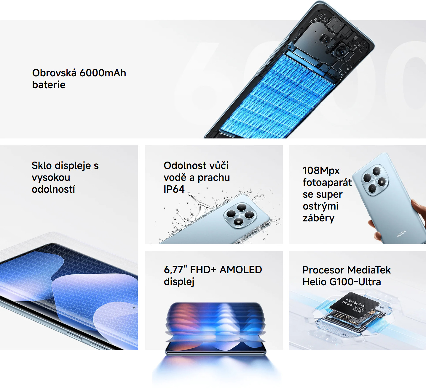 Mobilní telefon XIAOMI Redmi Note 15 5G 8GB 256GB