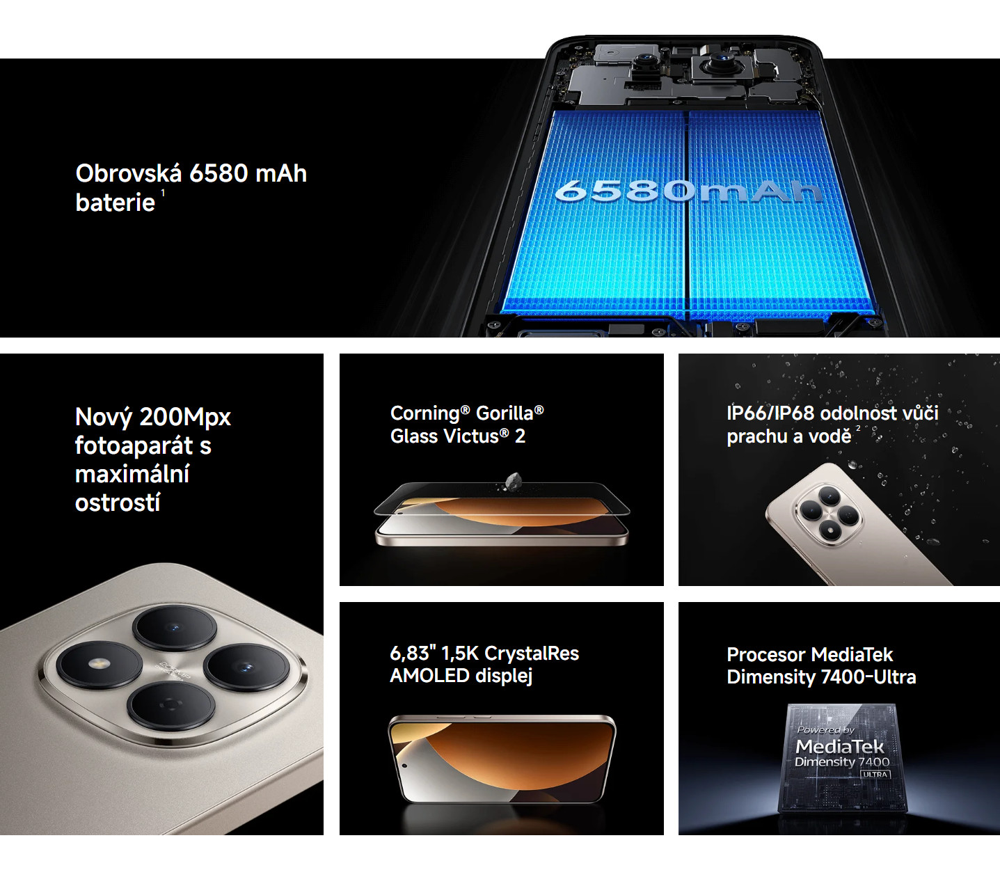 Mobilní telefon XIAOMI Redmi Note 15 Pro 5G 8GB512GB Blue