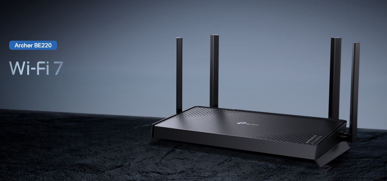 WiFi router TPLINK Archer BE220 WiFi7