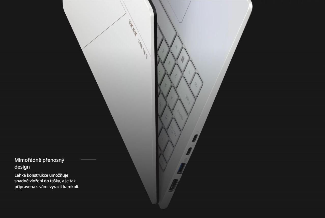 Notebook ACER Swift Edge 14 AI SFE1451T93XD