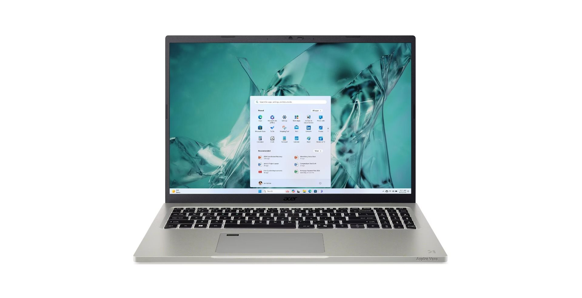 Notebook ACER Aspire Vero 16 AV1671P59L4