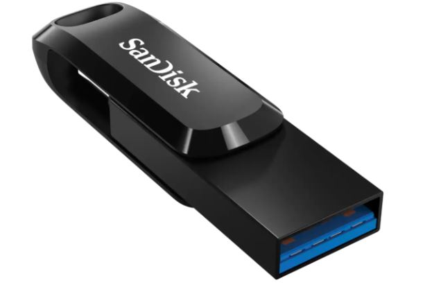 Přenosný flash disk SANDISK Ultra Dual Drive Go 1TB černá black