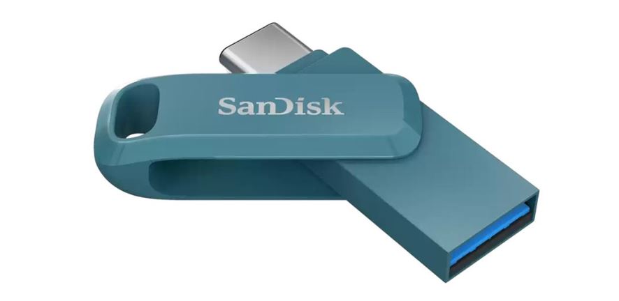 Přenosný flash disk SANDISK Ultra Dual Drive Go 64GB Absinthe Green