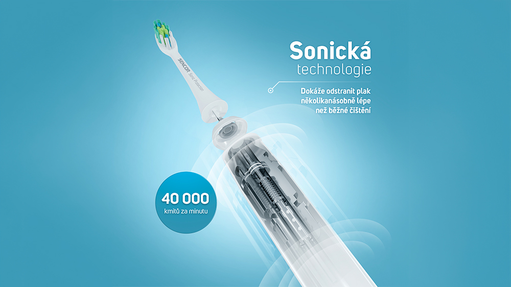 El zubní kartáček SENCOR SOC 4103GD