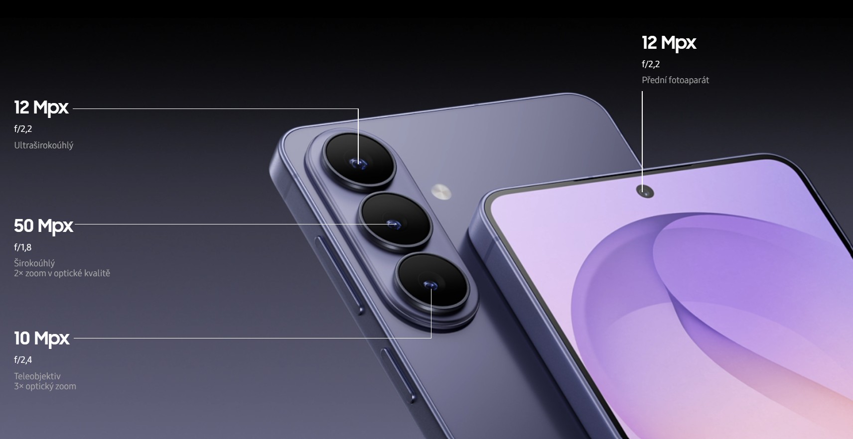 Mobilní telefon SAMSUNG Galaxy S26+ 12GB512GB Cobalt Violet