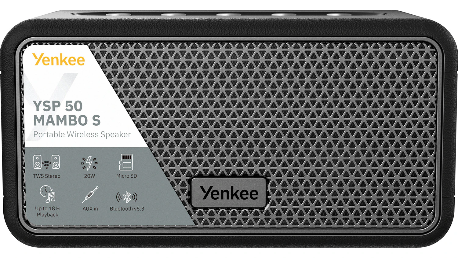 Přenosné reproduktory YENKEE YSP 50BK BT MAMBO S