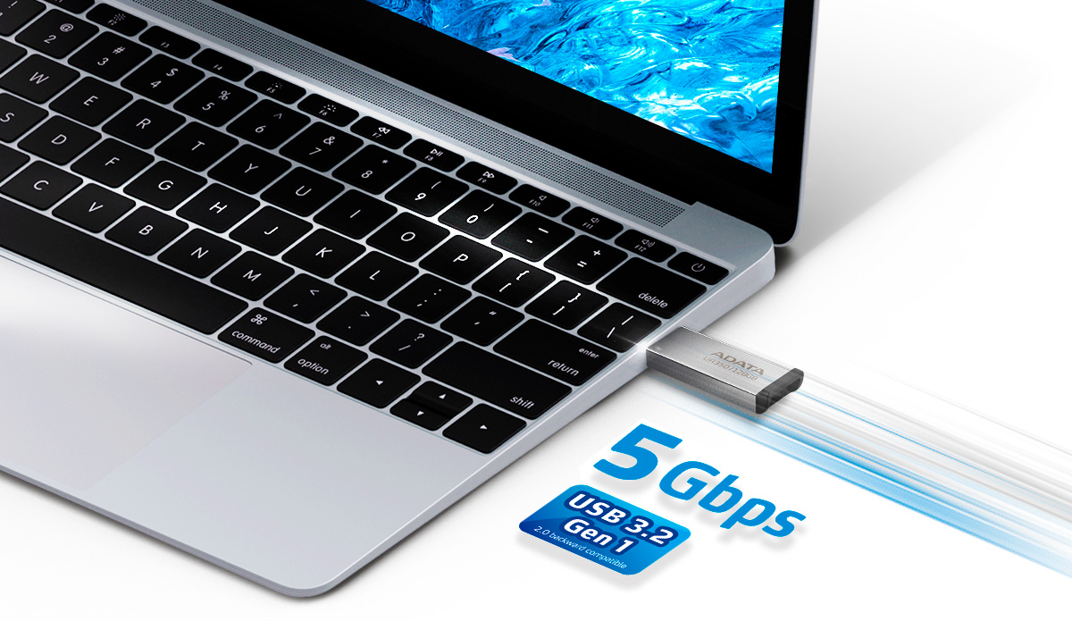 Přenosný flash disk ADATA UR350 32GB černá