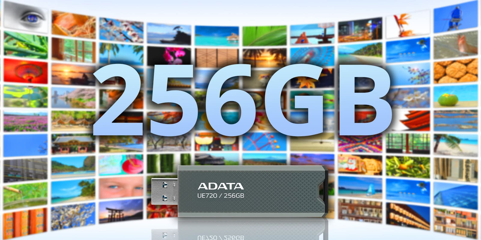 Přenosný flash disk ADATA UE720 256GB