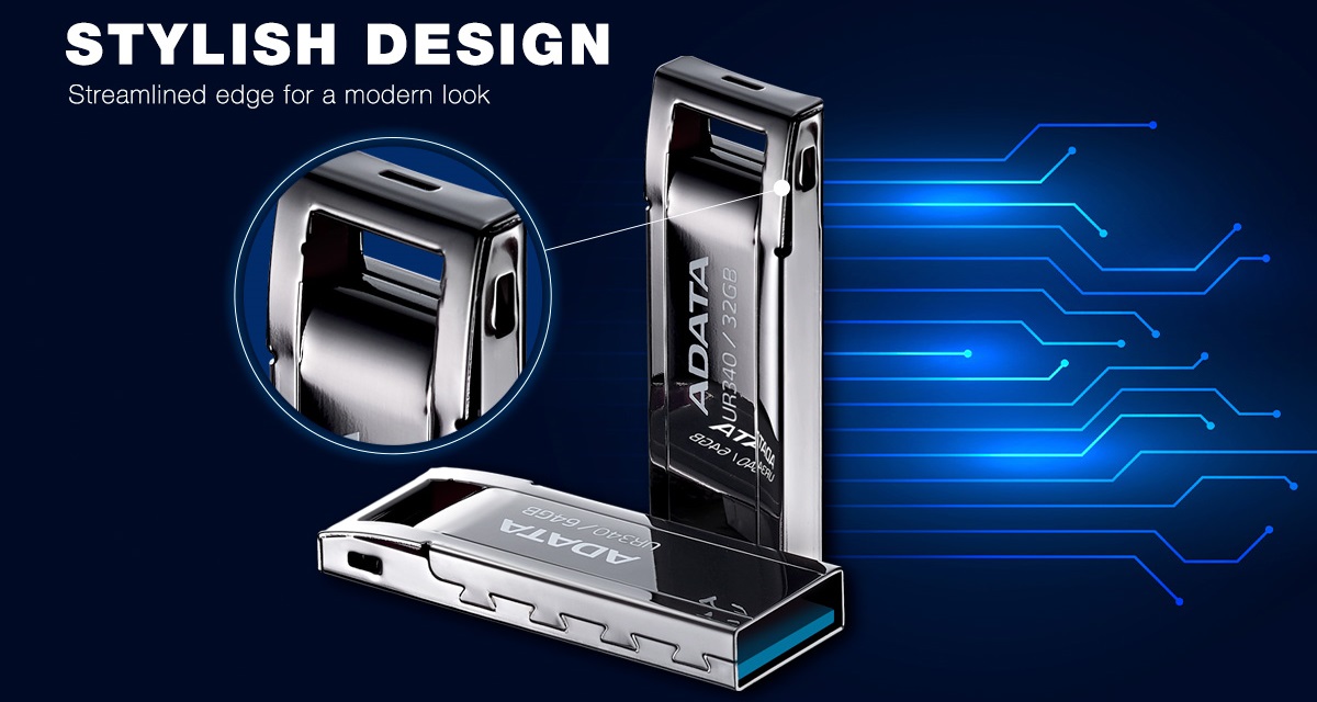 Přenosný flash disk ADATA UR340 128GB USB 32