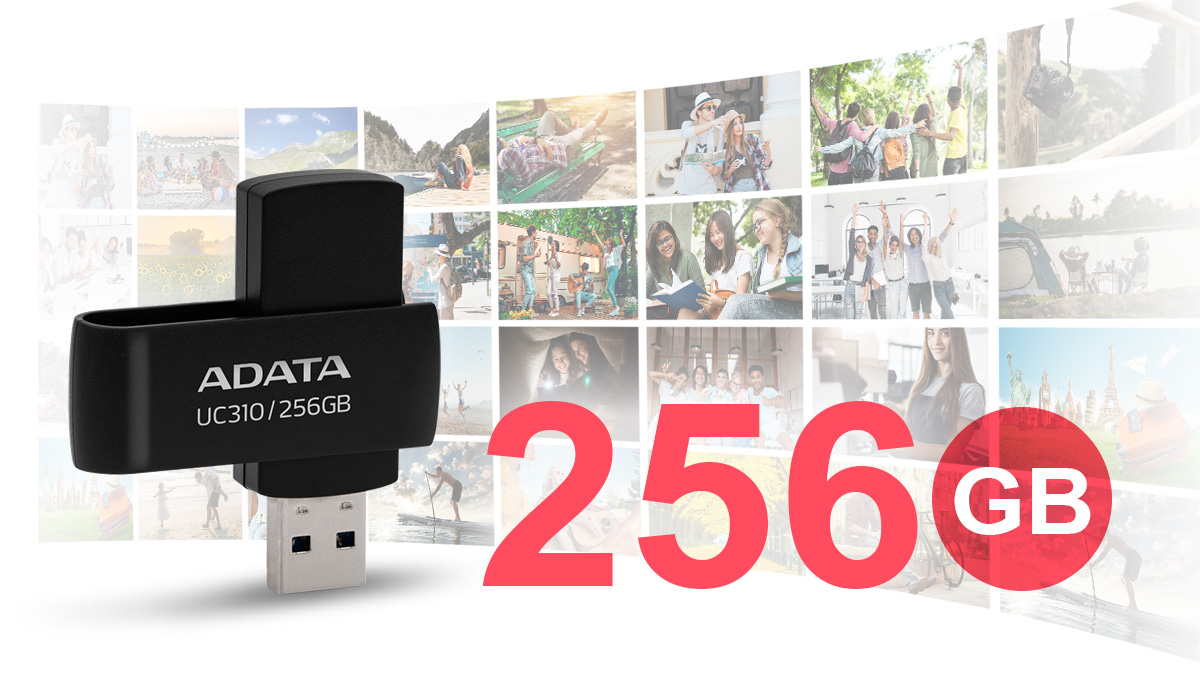 Přenosný flash disk ADATA UC310 256GB USB 32
