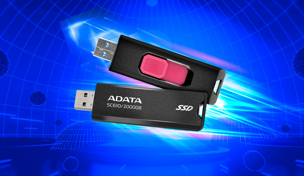 Externí SSD disk ADATA SC610 500GB černá